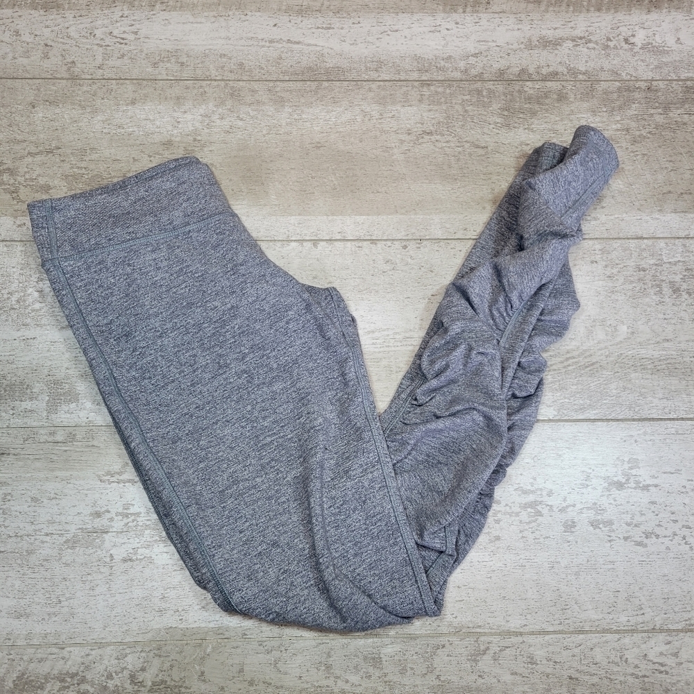 Iviva Grey Athletic Leggings Girl's Size 14